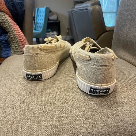Sperry Pier Boat Sparkle Canvas Shoes - Picture 5 of 6